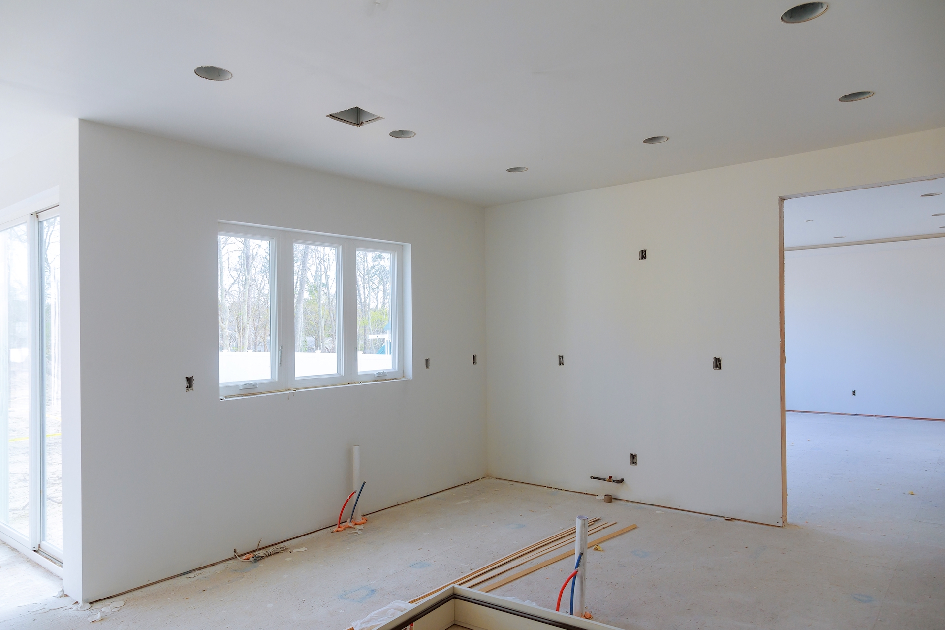 New home for the under construction for the installation of housing Ombygning